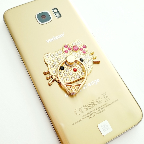 Hello Kitty Rhinestone Ring Pop Socket Phone Strap - Picture 3 of 6